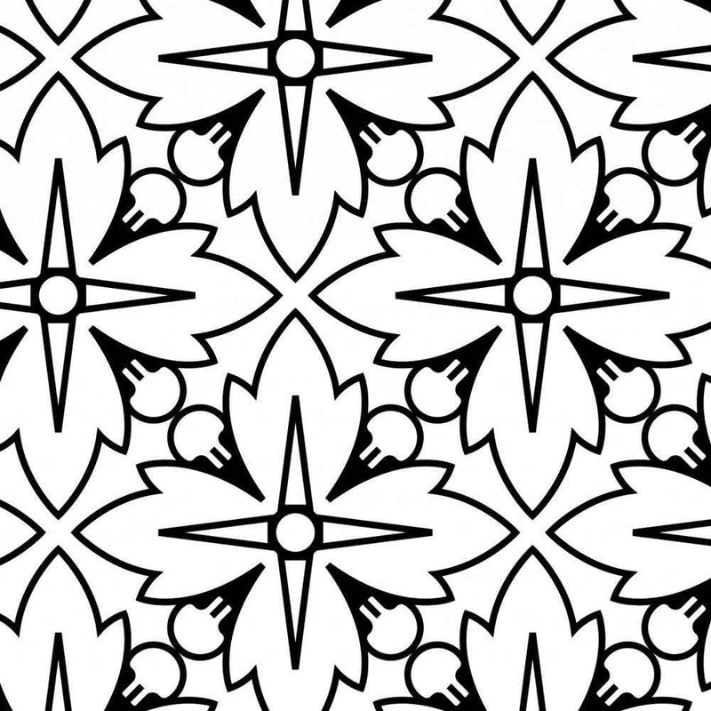 5" X 5" Black And White Silo Peel And Stick Removable Tiles