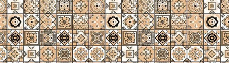 6" X 6" Shades Of Taupe Mosaic Peel And Stick Removable Tiles