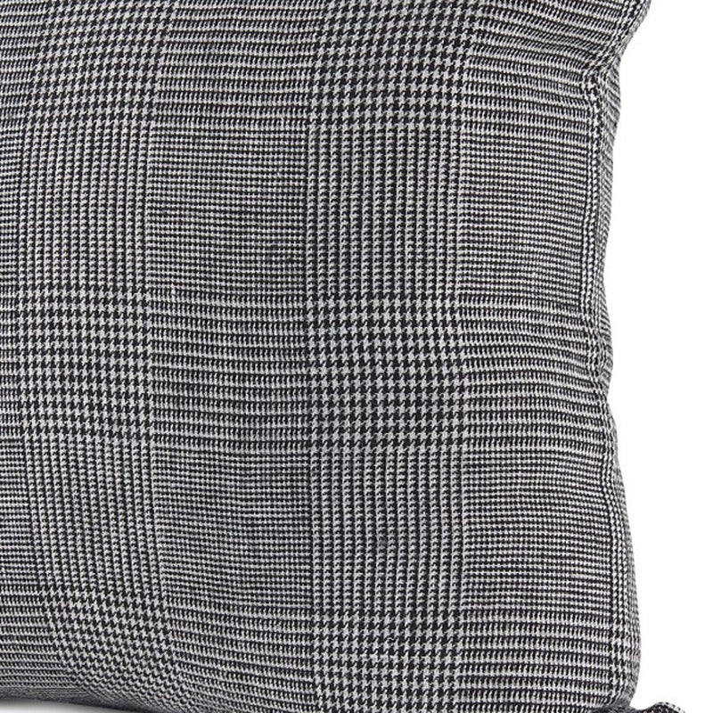White And Black Pattern Throw Pillow Cover - Home Decor