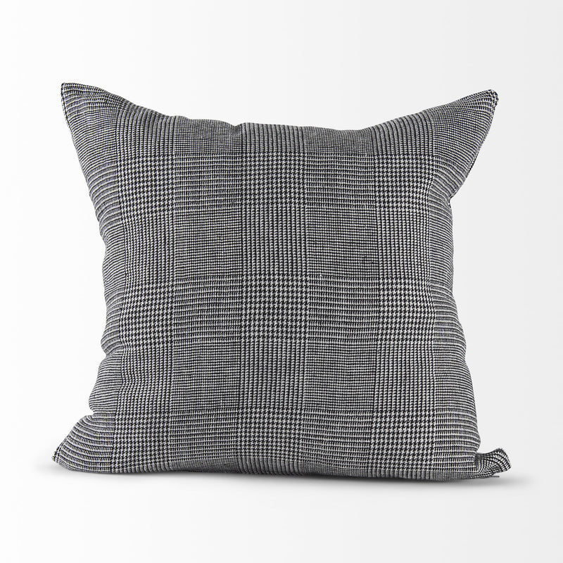 White And Black Pattern Throw Pillow Cover - Home Decor