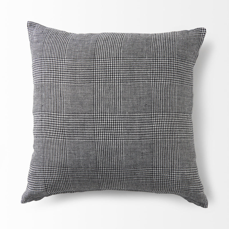 White And Black Pattern Throw Pillow Cover - Home Decor