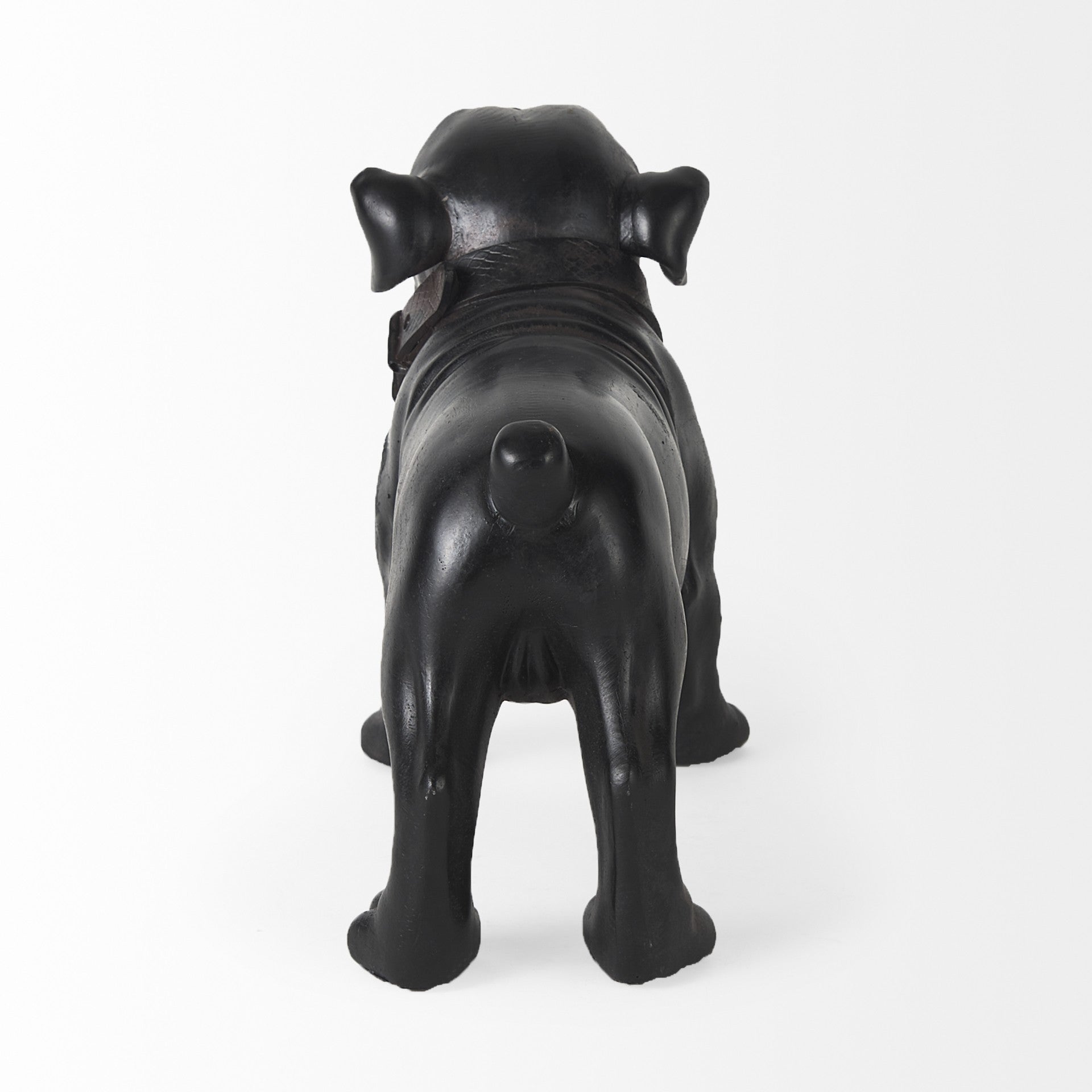8" Black Polyresin Dog Tabletop Sculpture - GreatEagleInc