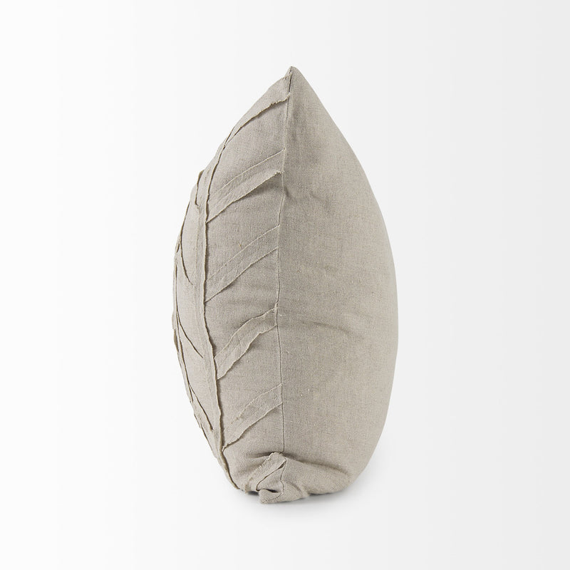 Light Gray Chevron Textured Pillow Cover - Home Decor