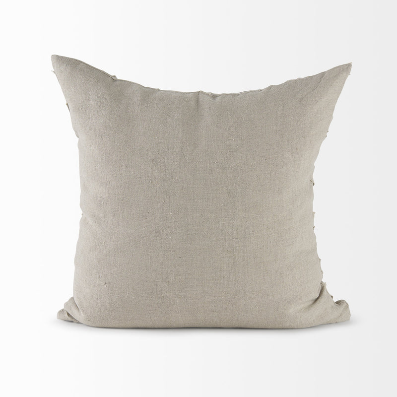 Light Gray Chevron Textured Pillow Cover - Home Decor