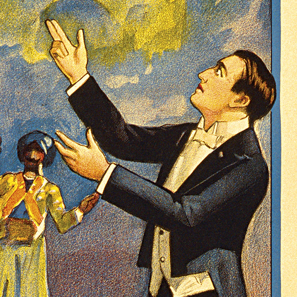 24" X 72" Thurston Rope Trick Vintage Magic Poster Wall Art - Home & Garden