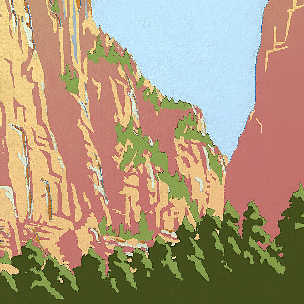 11" x 14" Zion National Park c1938 Vintage Travel Poster Wall Art - Home Decor