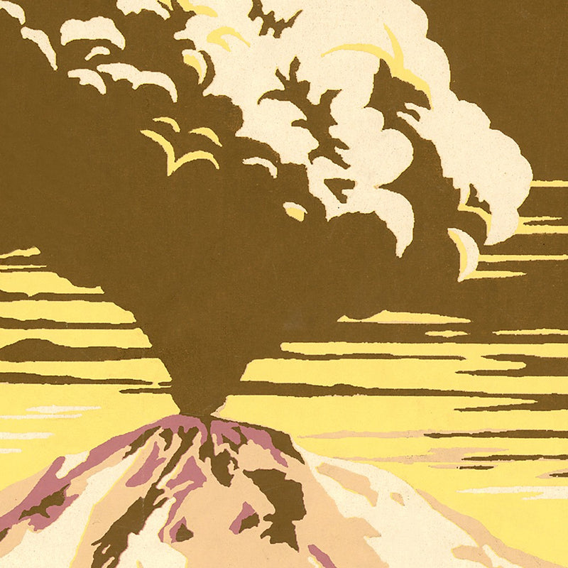 24" X 32" Lassen Volcanic National Park Vintage Travel Poster Wall Art - Home Decor