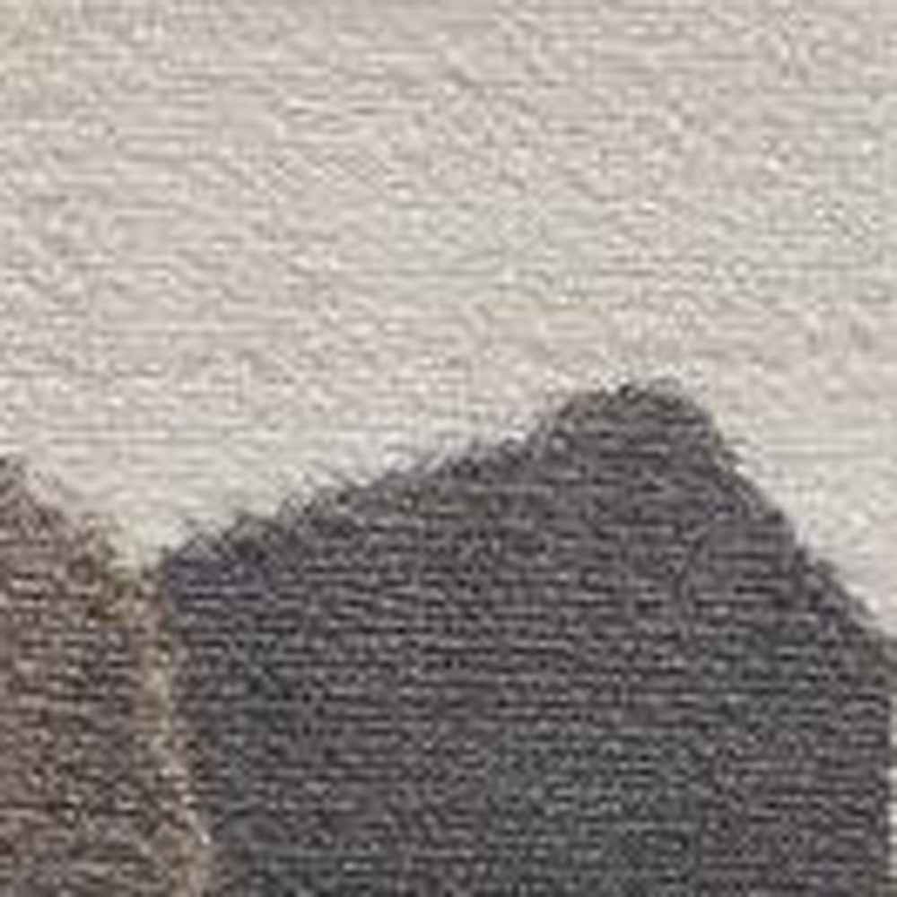 7’ x 10’ Beige Cobblestone Pattern Area Rug