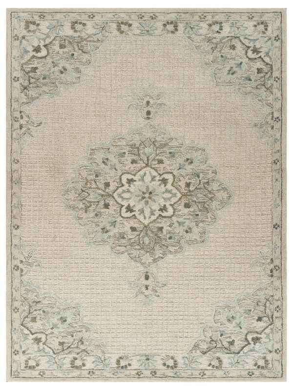 9' X 12' Ivory Wool Dhurrie Handmade Area Rug