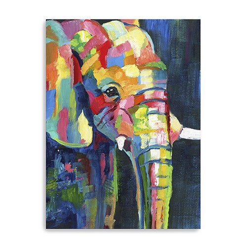 Bright Elephant Unframed Print Wall Art Default Title