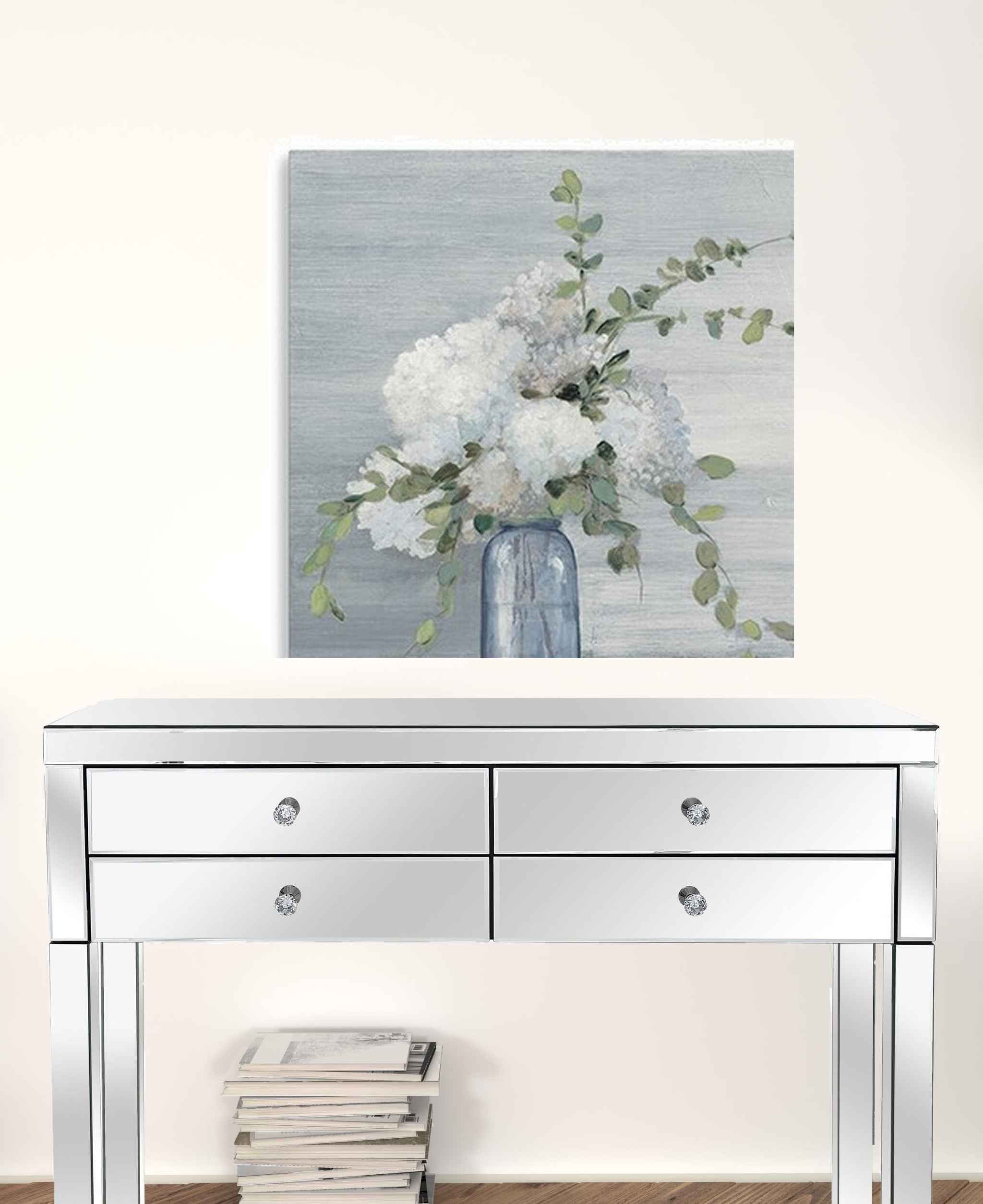 Sweet And Serene Flower Bouquet Unframed Print Wall Art