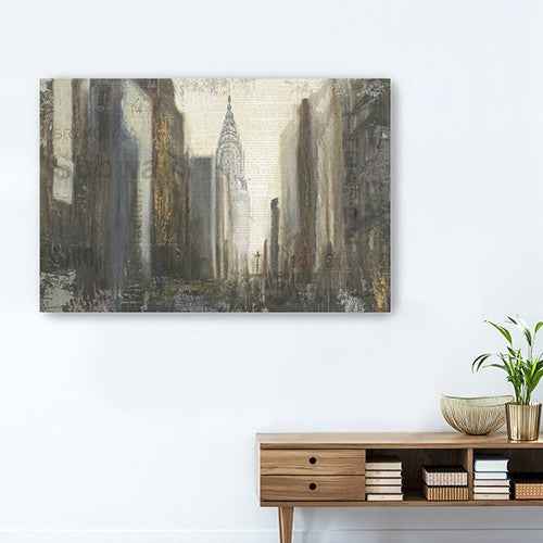 Nyc Urban Street Scene Unframed Print Wall Art
