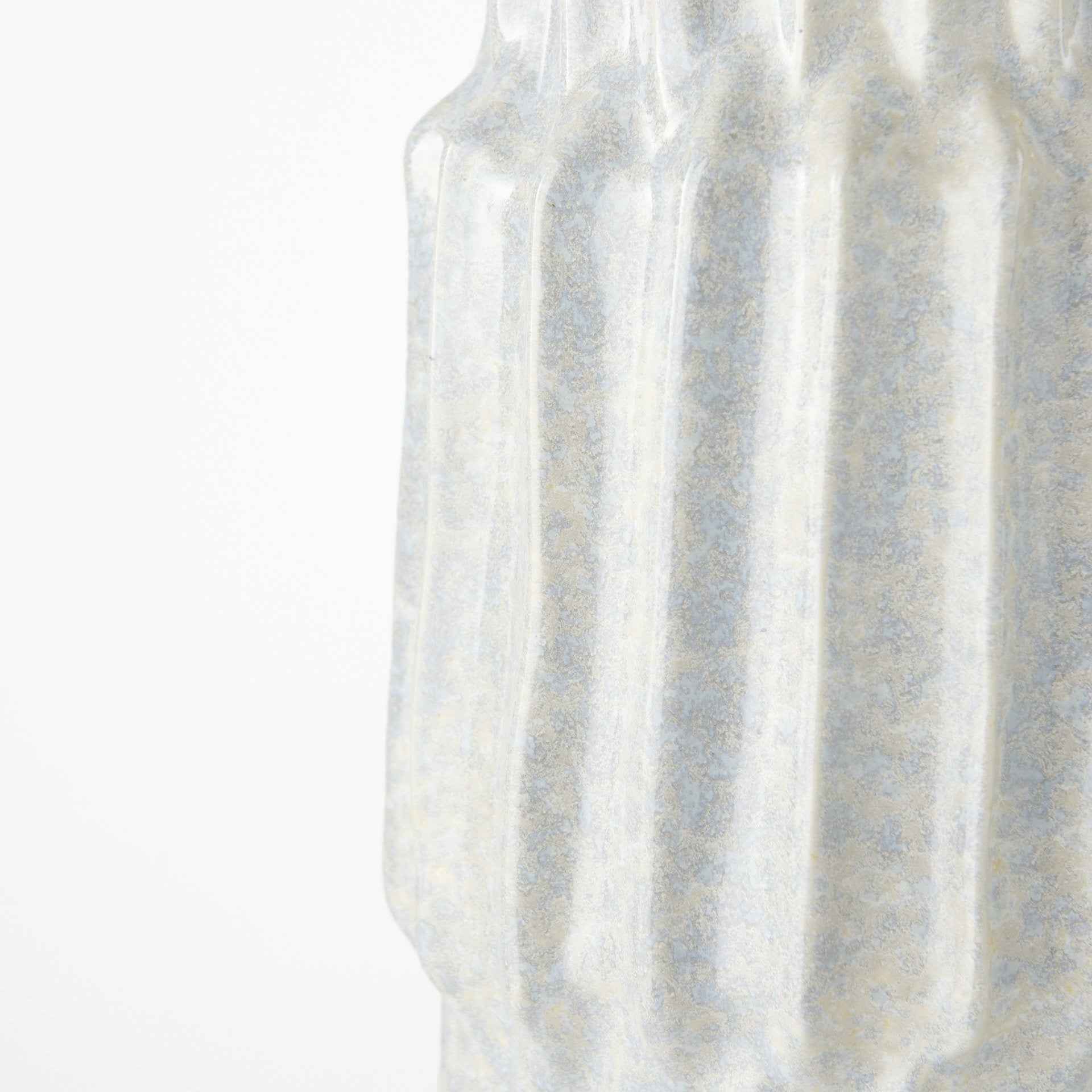 23" Jumbo Organic Textured Gray Vase