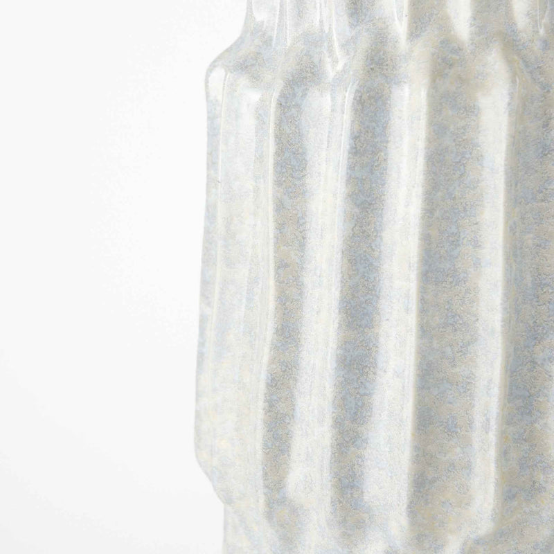 23" Jumbo Organic Textured Gray Vase