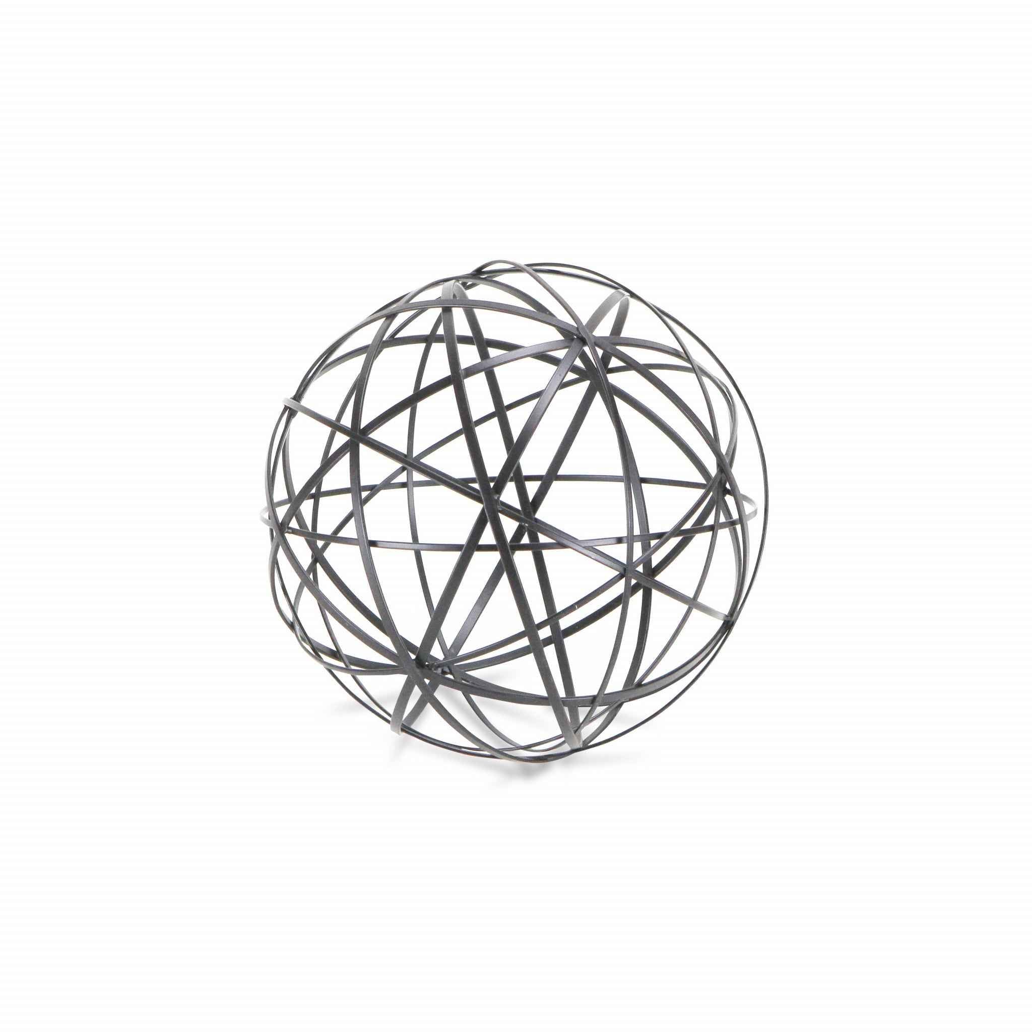 Black Metal Wire Decorative Sculpture