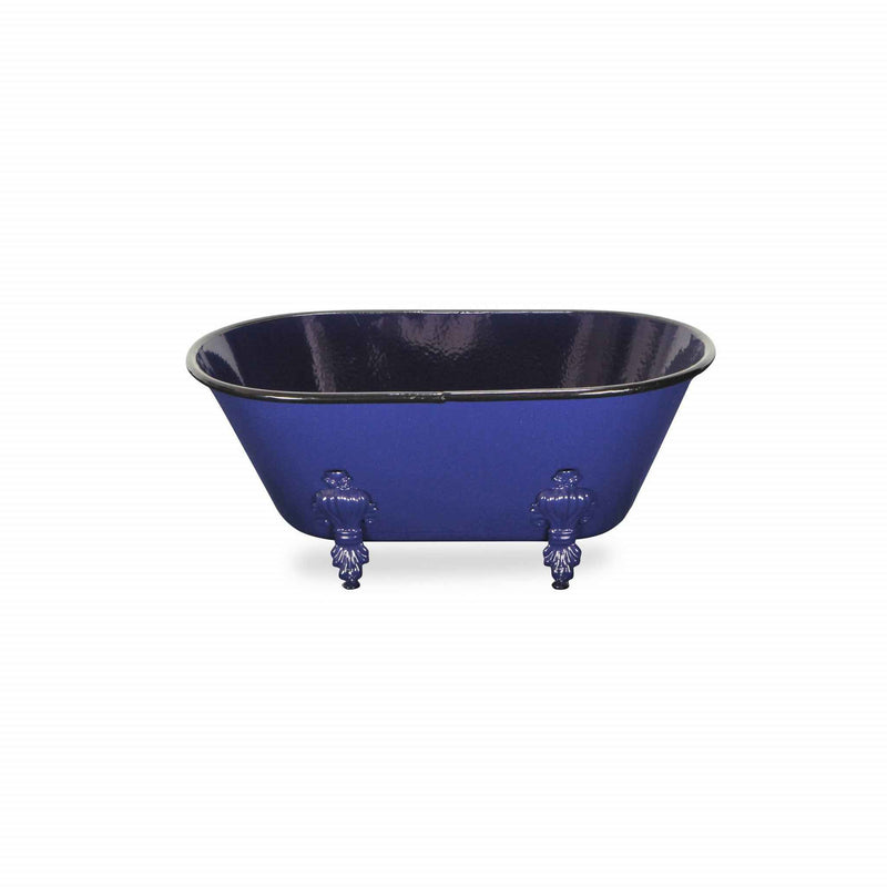 Jumbo Royal Blue Bathtub Decorative Sculpture