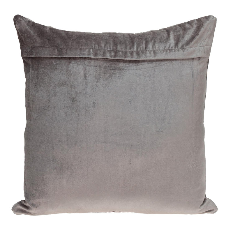 Geometric Lush Quilted Taupe Throw Pillow - Home Decor