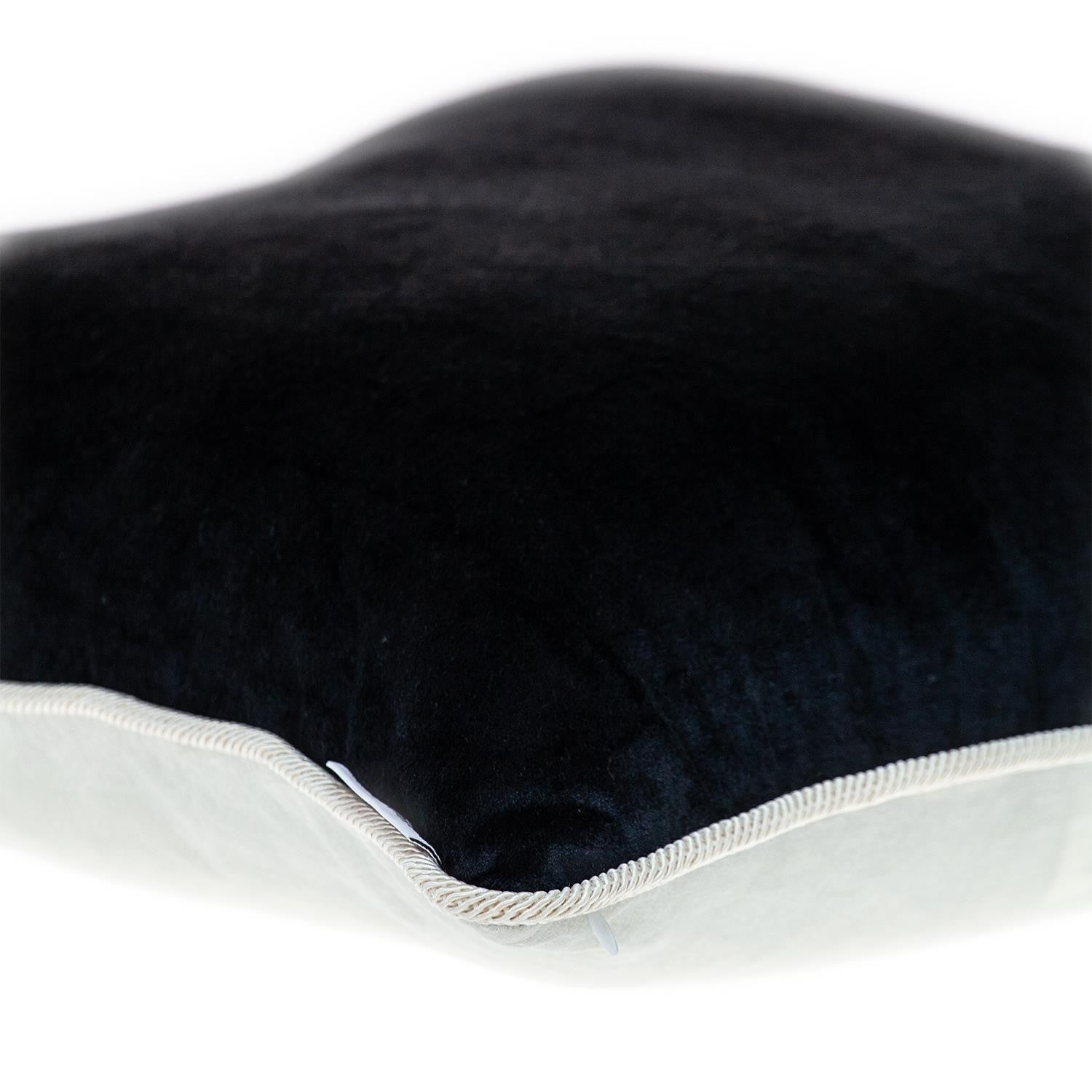 20" Black and White Throw Pillow - Home & Garden