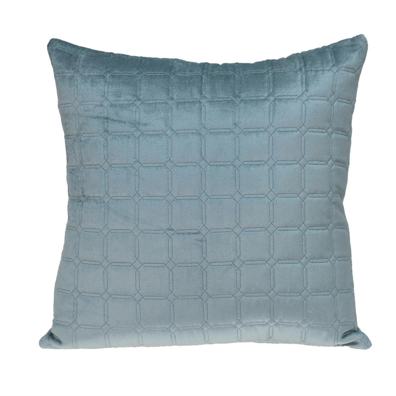 20" Gray Cotton Blend Throw Pillow - Home Decor