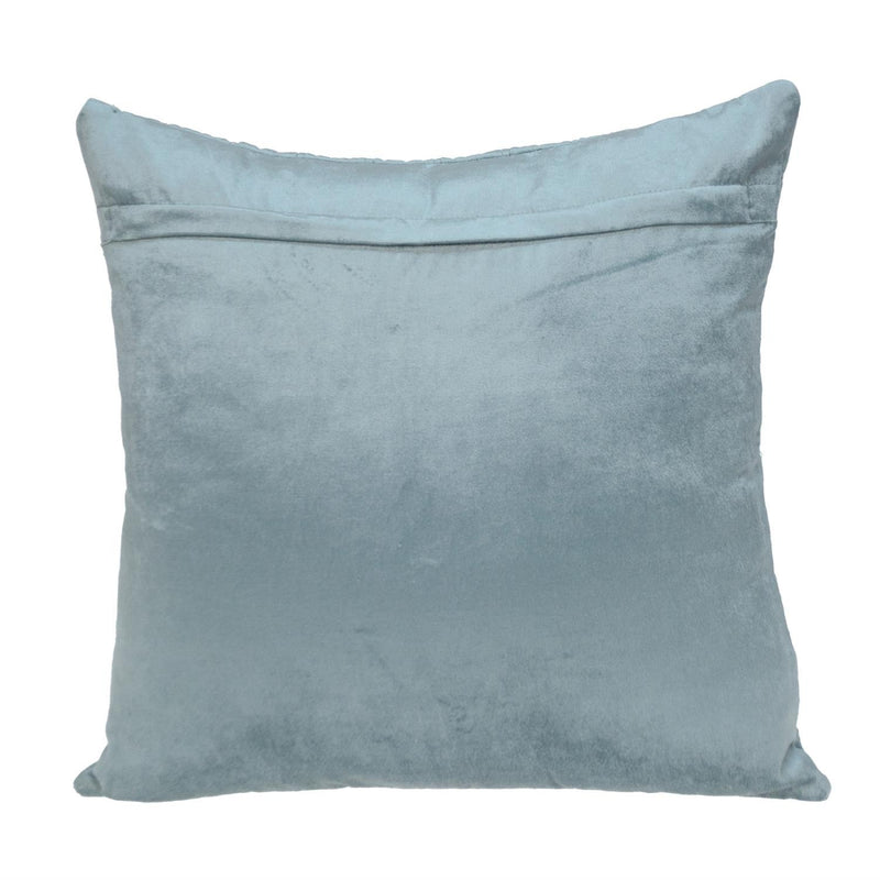 20" Gray Cotton Blend Throw Pillow - Home Decor