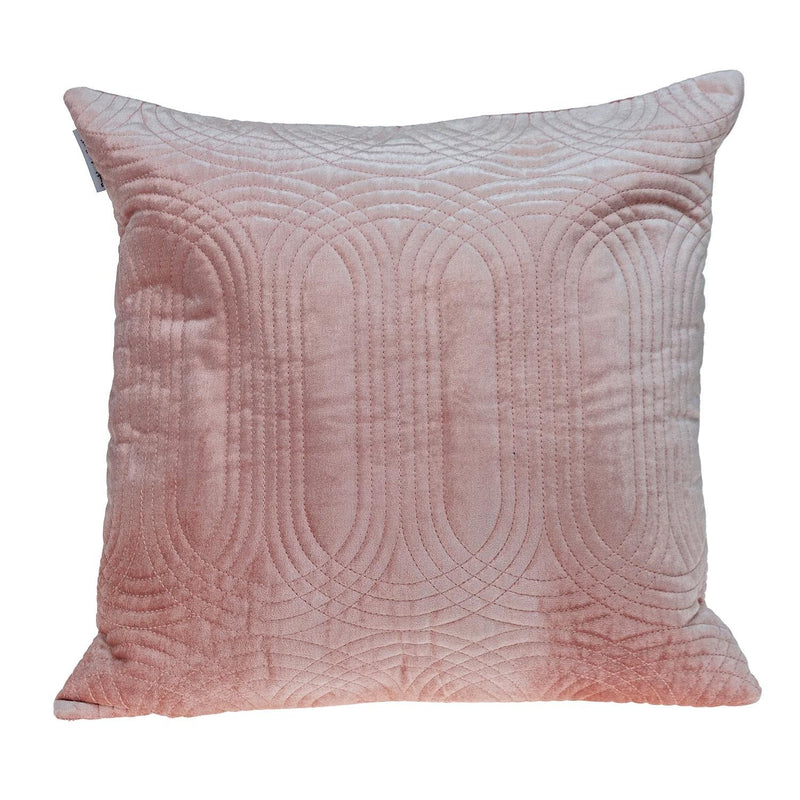 20" Pink Cotton Blend Throw Pillow - Home Decor