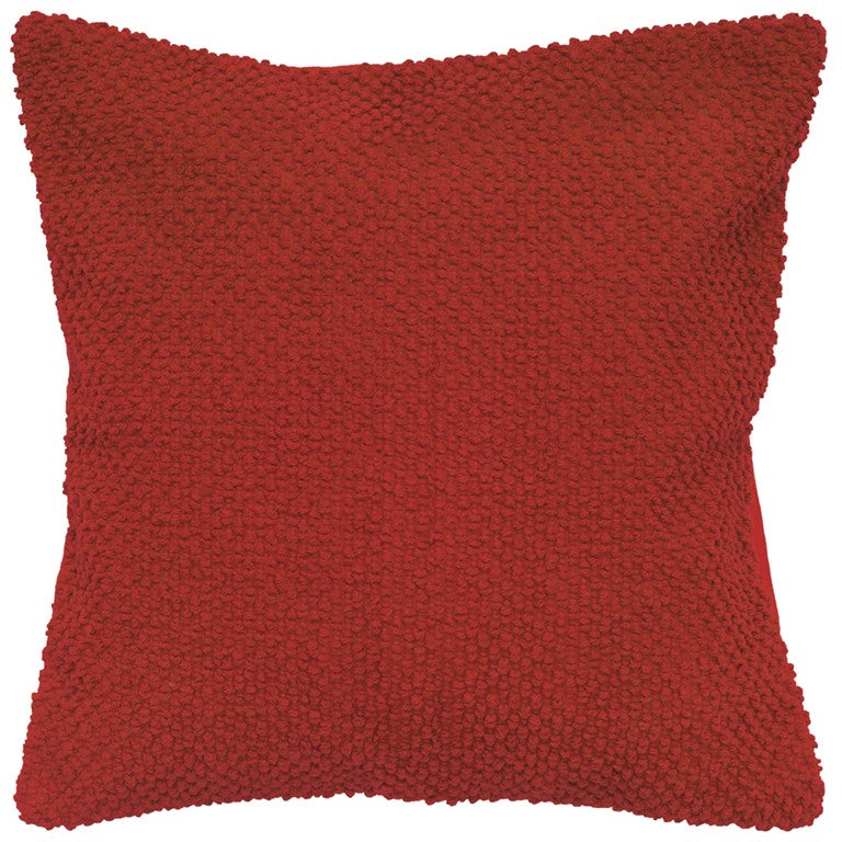 20" Red Cotton Throw Pillow - Home Decor