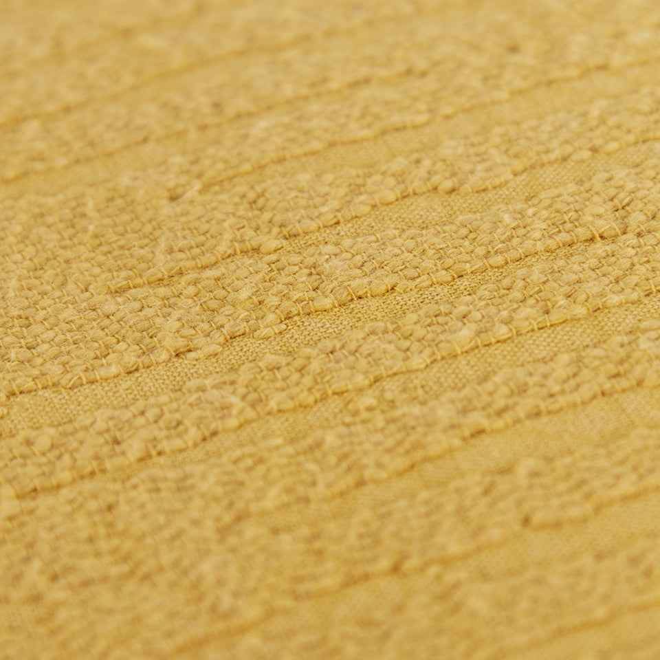 Gold Solid Tonal Abstract Stripe Throw Pillow