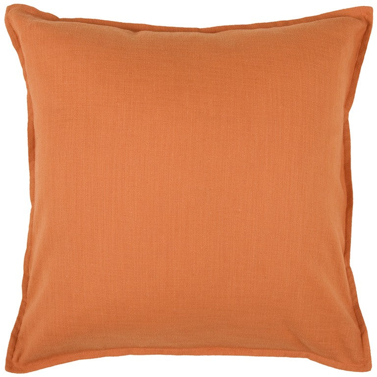 20" Orange Cotton Throw Pillow - Home Decor