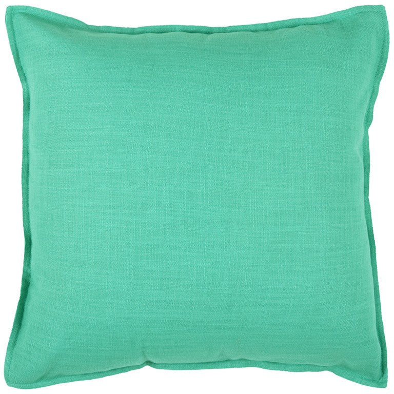 20" Aqua Cotton Throw Pillow - Home Decor