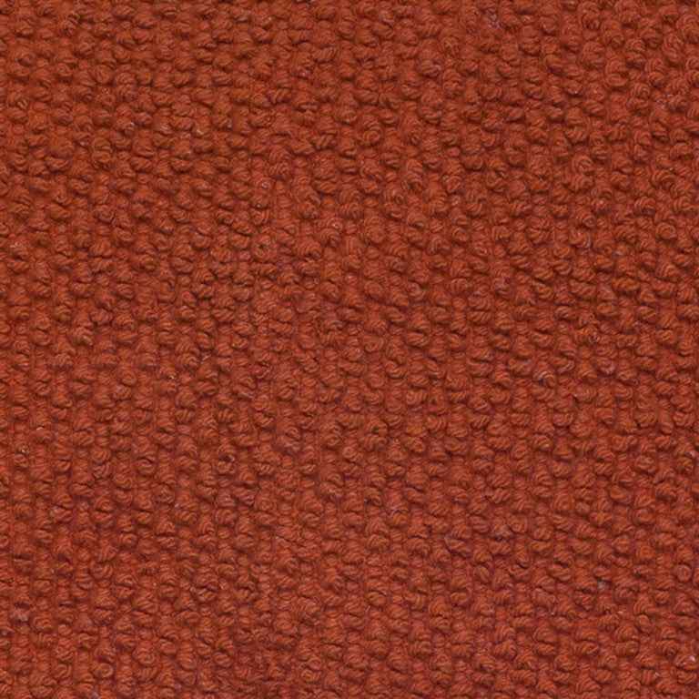 Rust Orange Nubby Textured Modern Throw Pillow