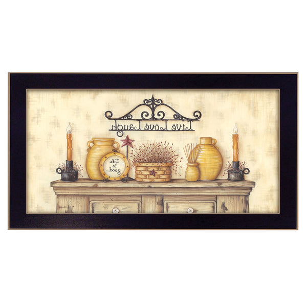 Live Love Laugh Black Framed Print Wall Art Default Title