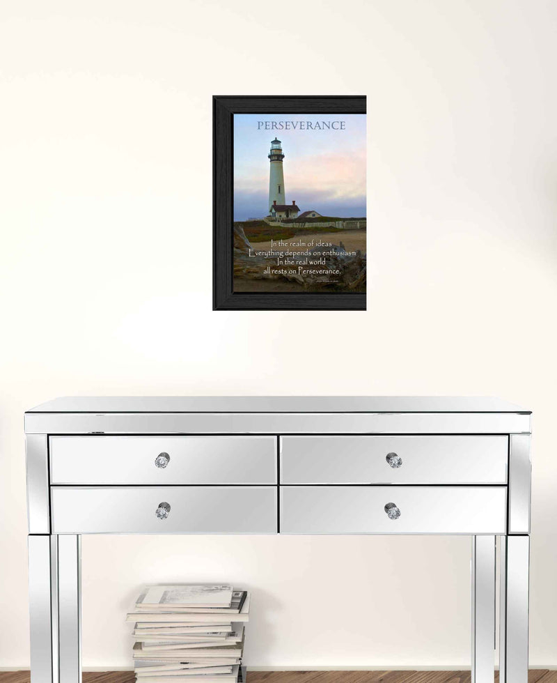 Perseverance 2 Black Framed Print Wall Art