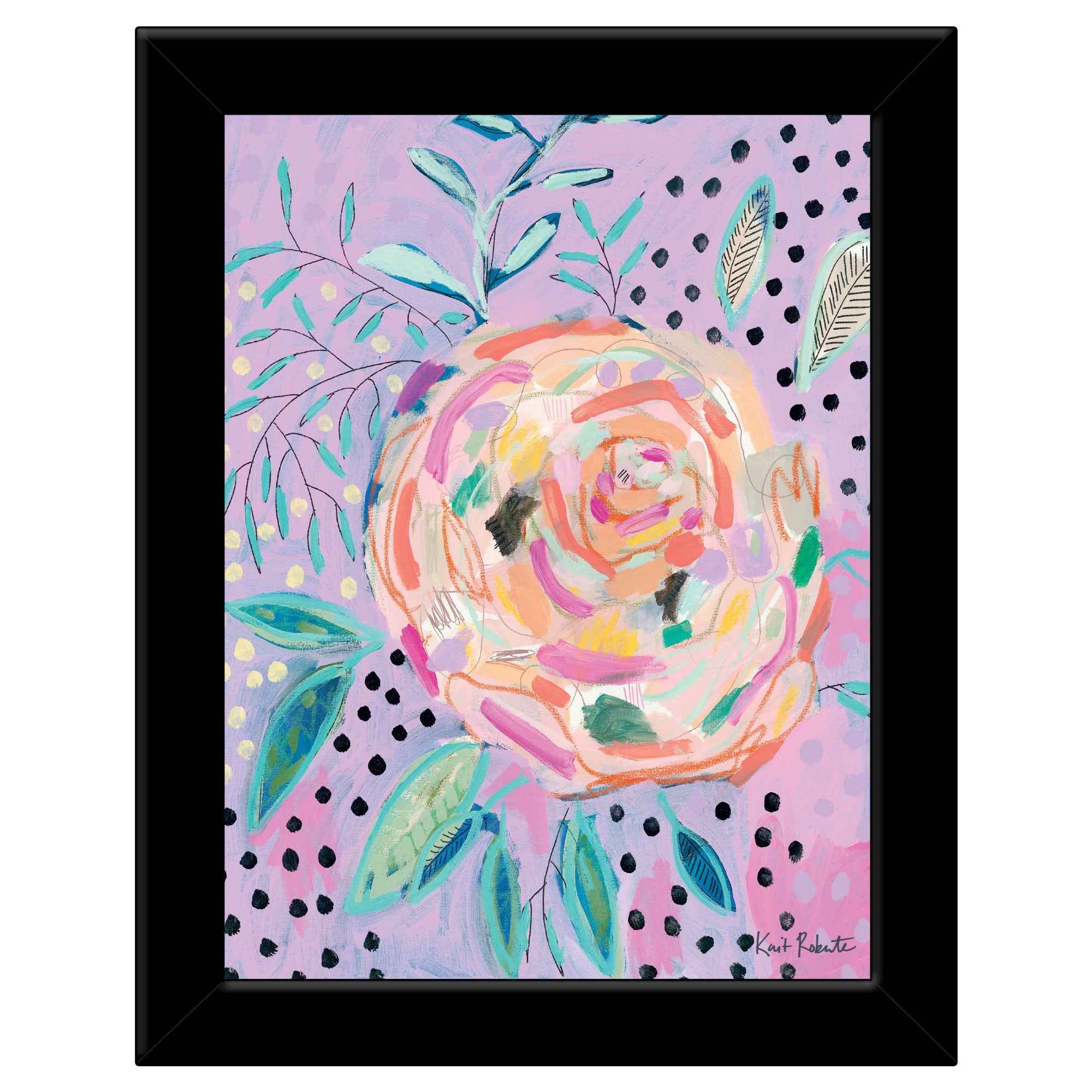 Master The Chaos 4 Black Framed Print Wall Art