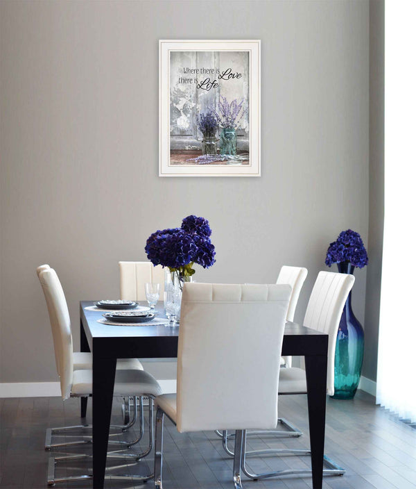 Where There is Love 2 White Framed Print Wall Art