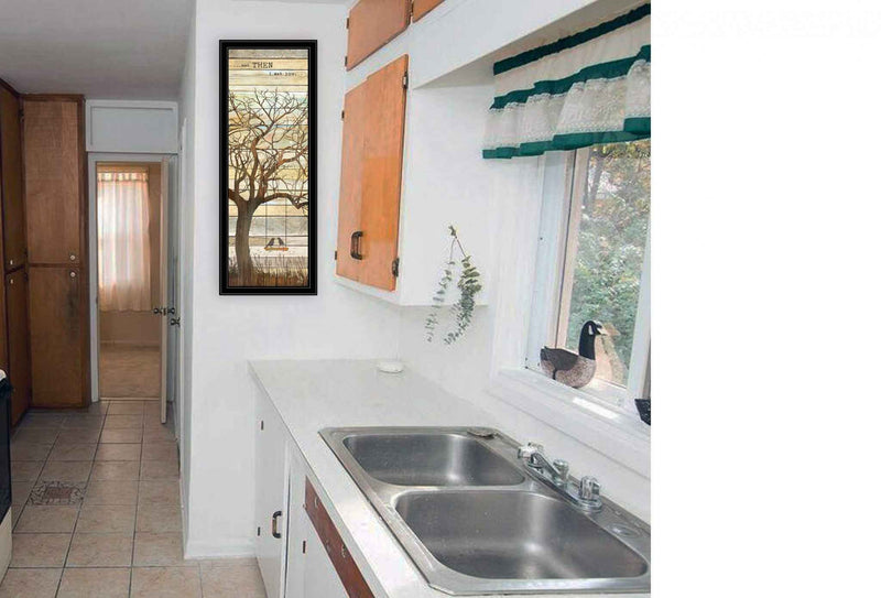 And Then I Met You 1 Black Framed Print Wall Art