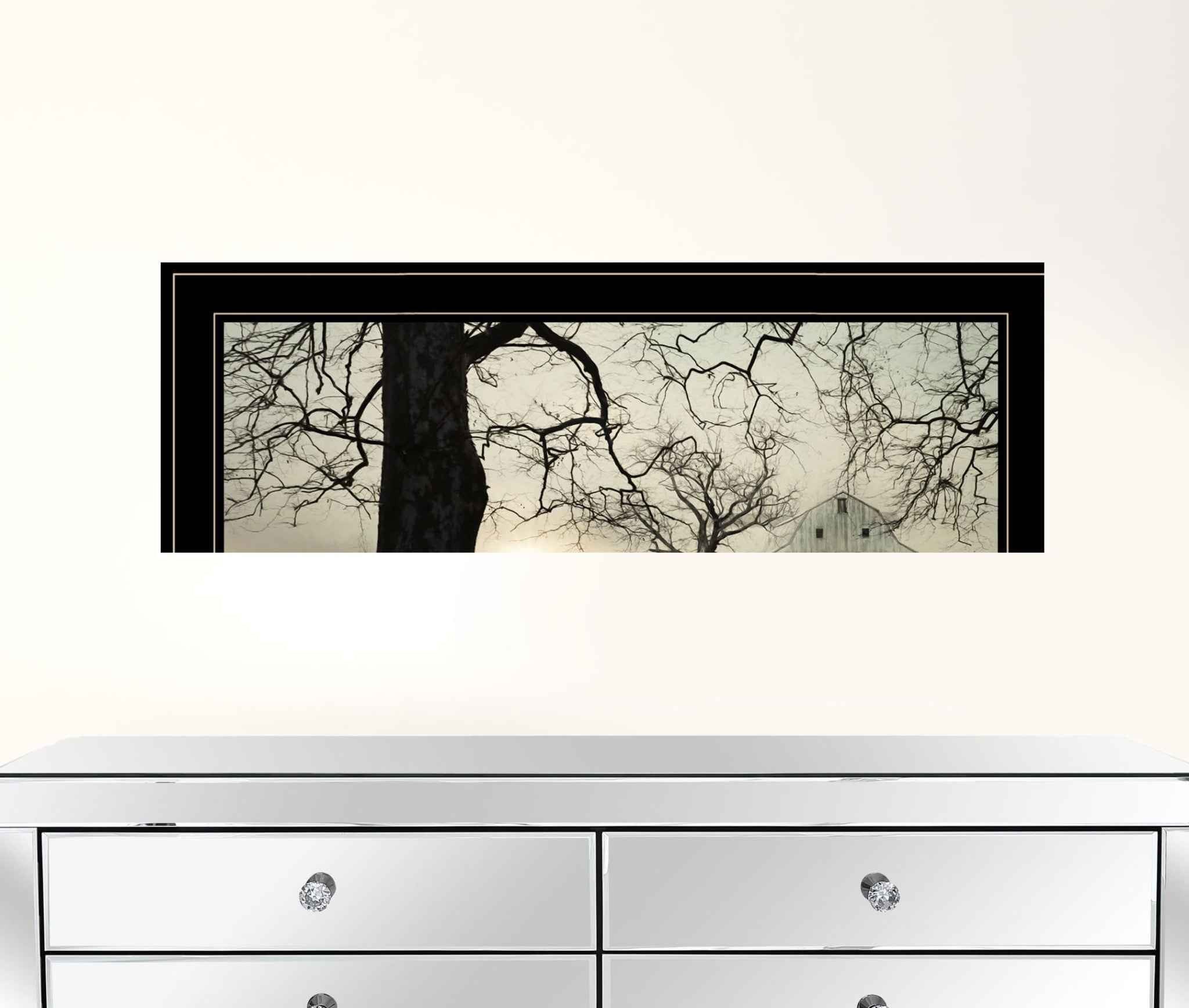 Millersburg Sunrise 1 Black Framed Print Wall Art