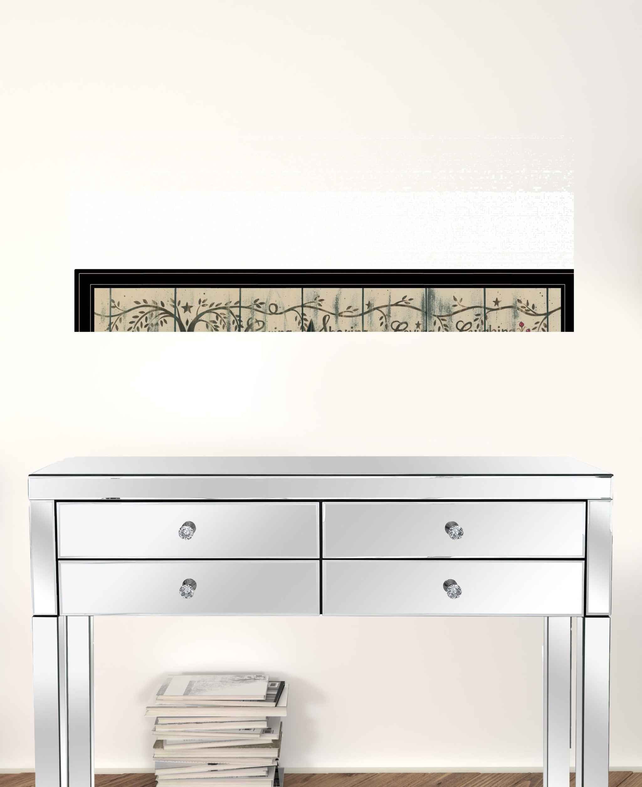 Willow Tree Shelf Collection 2 Black Framed Print Wall Art