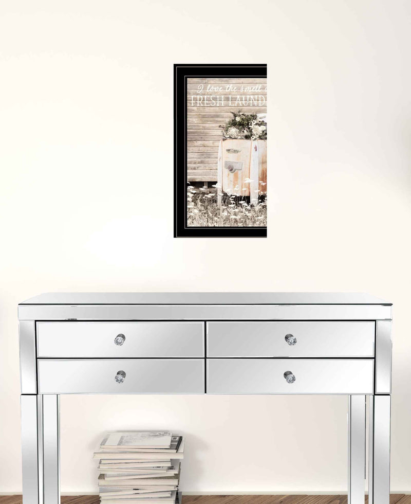 Fresh Laundry 2 Black Framed Print Wall Art
