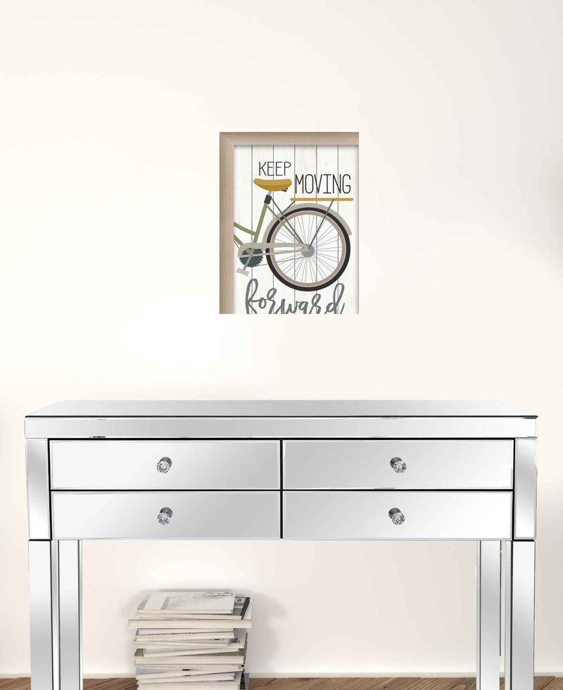 Set Of Two Pedal It Out 1 Brown Framed Print Wall Art