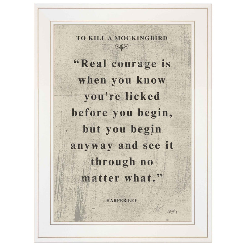 Book Quote Vi 1 White Framed Print Wall Art