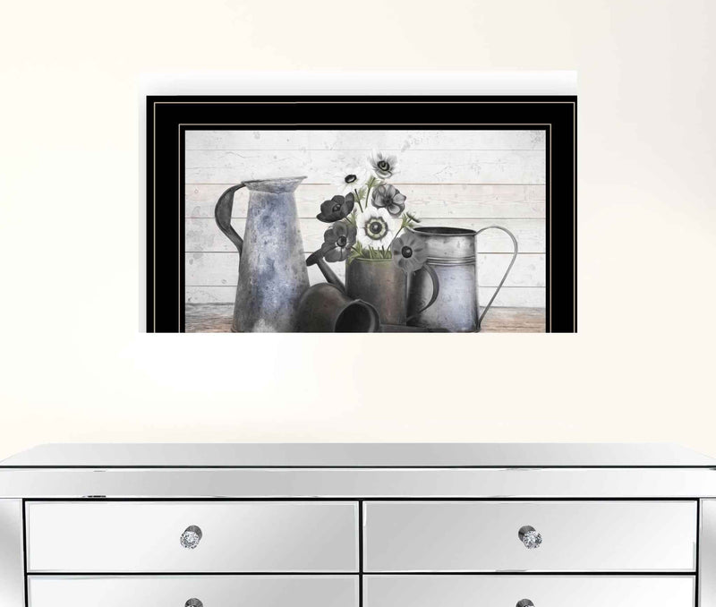 Floral Farmhouse I 2 Black Framed Print Wall Art