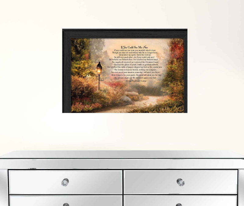 If You Could See Me Now 3 Black Framed Print Wall Art