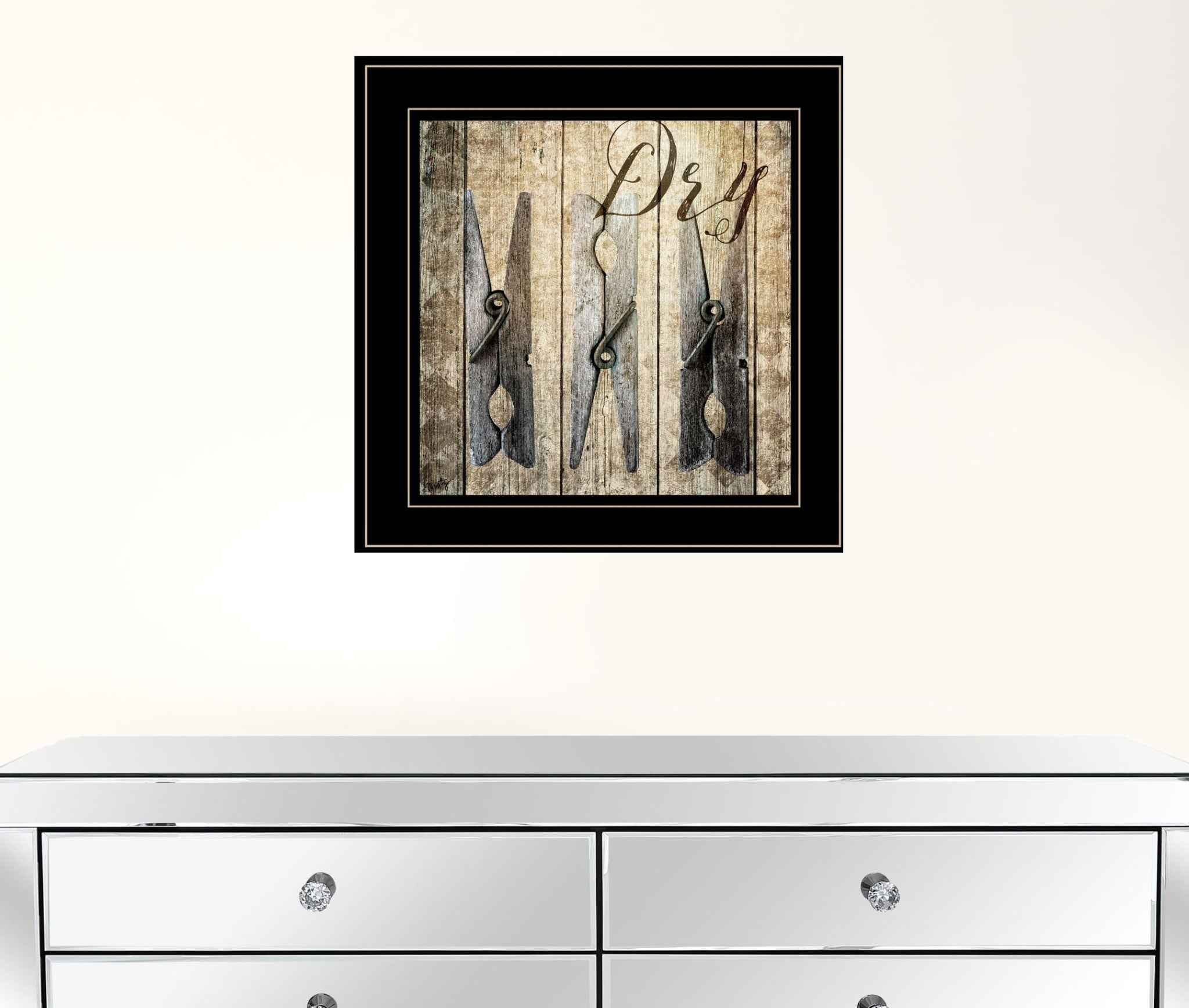 Dry 2 Black Framed Print Wall Art