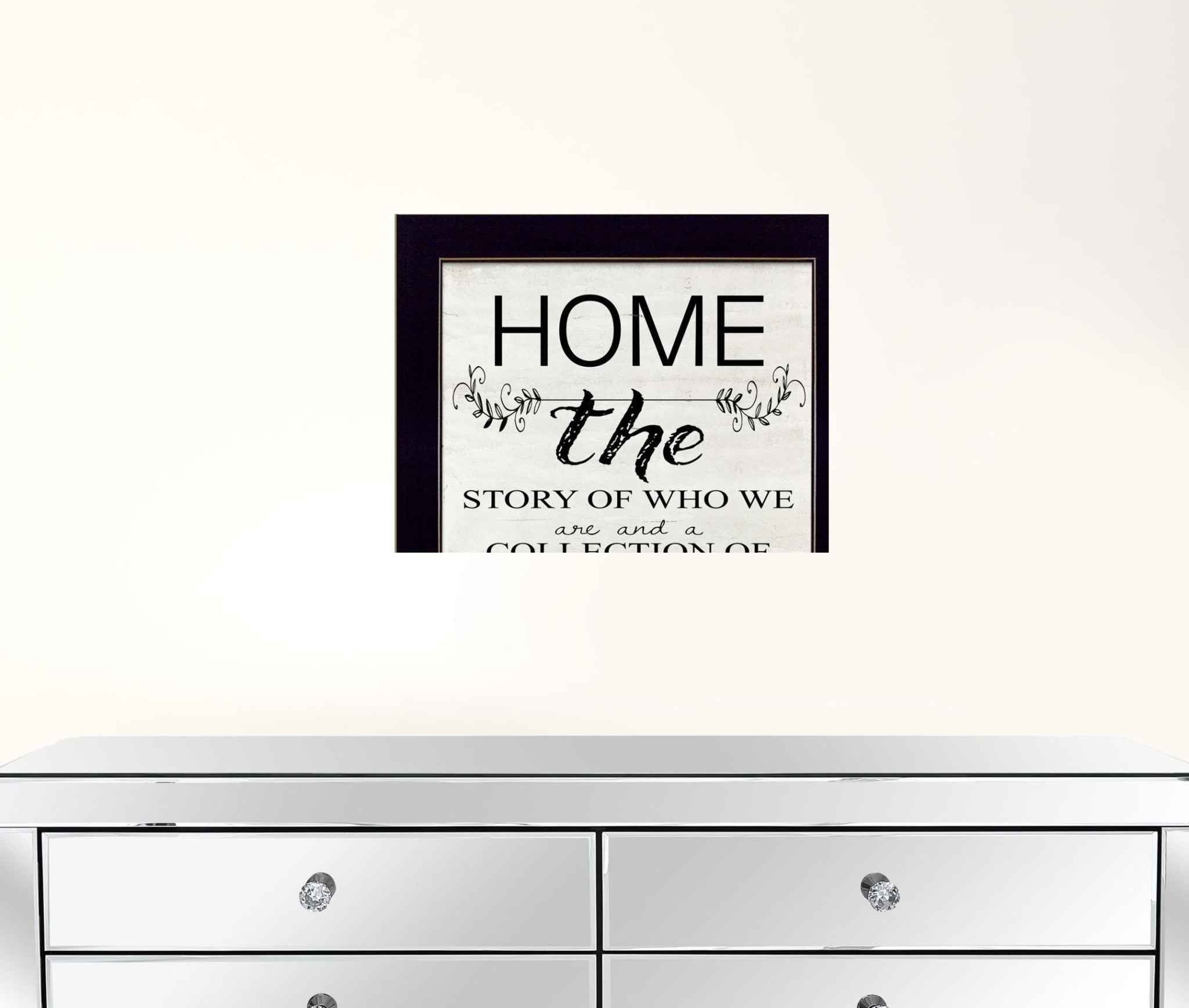 Set Of Two Family 1 Black Framed Print Wall Art