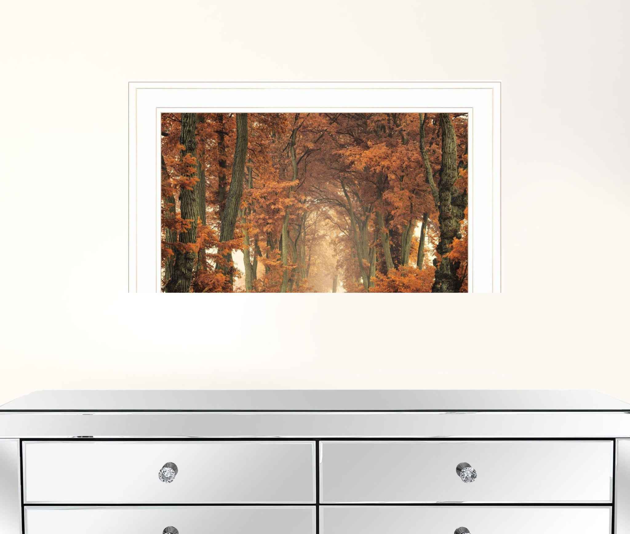 Follow Your Own Way 1 White Framed Print Wall Art