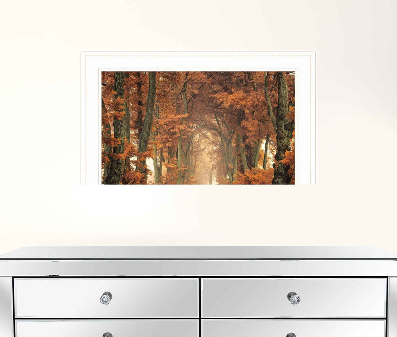 Follow Your Own Way 1 White Framed Print Wall Art