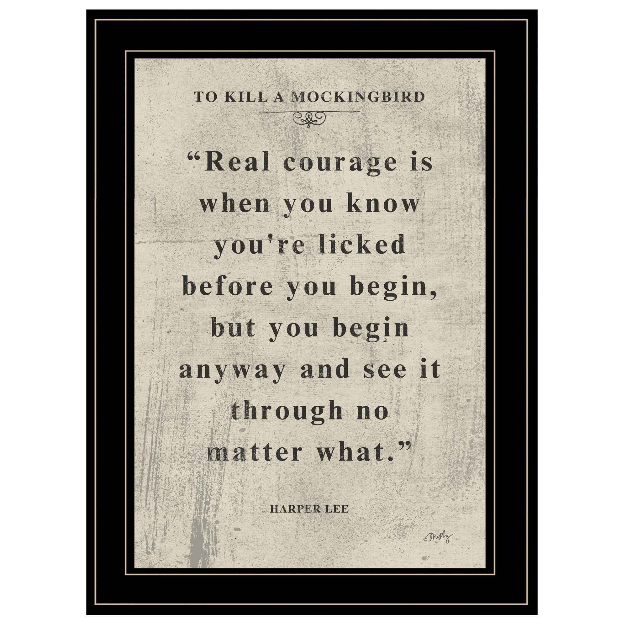 Book Quote Vi 2 Black Framed Print Wall Art