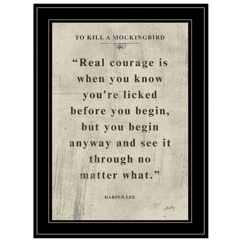 Book Quote Vi 2 Black Framed Print Wall Art