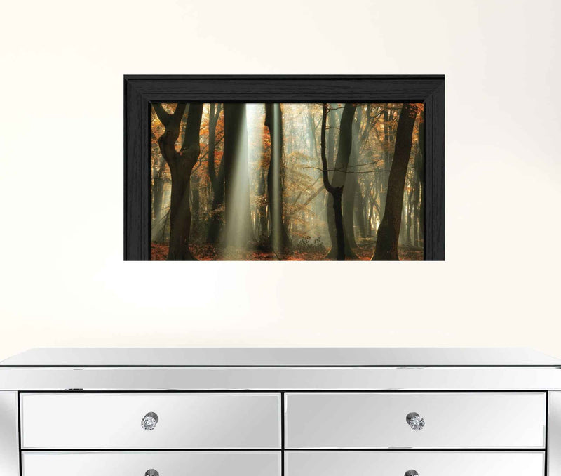 Beam Me Up Black Framed Print Wall Art