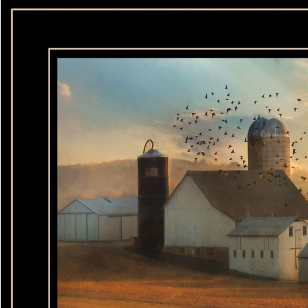 Light of a New Day 3 Black Framed Print Wall Art - GreatEagleInc